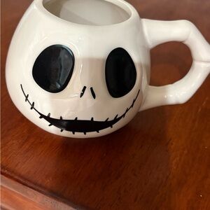 Jack Skellington Ceramic Mug - Black and White
